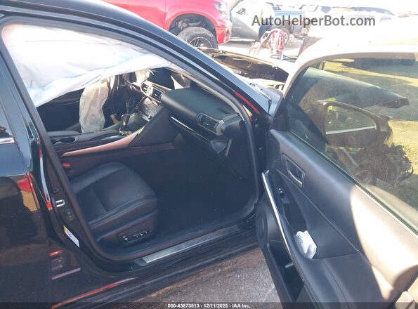 JTHBA1D27H5043352 2017 LEXUS IS 200T Black Widok wnętrza z przodu