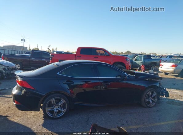 JTHBA1D27H5043352 2017 LEXUS IS 200T Black Widok wnętrza z tyłu