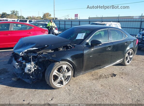 JTHBA1D27H5043352 2017 LEXUS IS 200T Black Widok z przodu