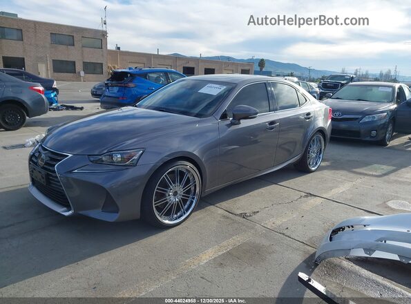 JTHBA1D27K5086337 2019 LEXUS IS 300 Серый Передняя левая четверть