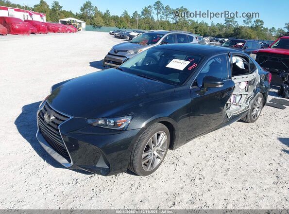 JTHBA1D27K5086726 2019 LEXUS IS 300 Черный Передняя левая четверть