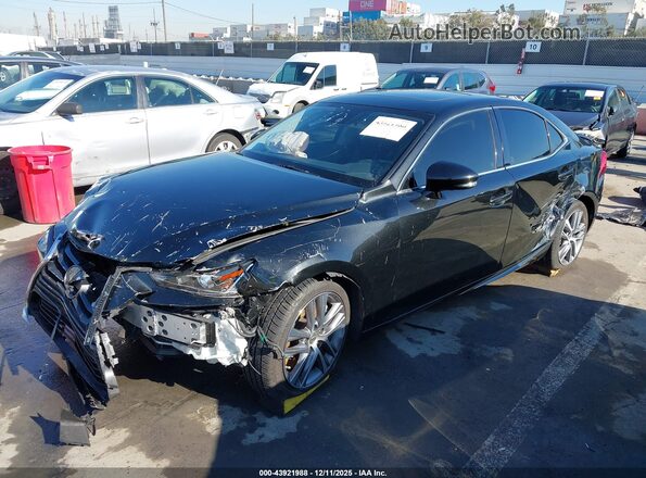 JTHBA1D27K5100799 2019 LEXUS IS 300 Black Front view