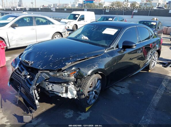 JTHBA1D27K5100799 2019 LEXUS IS 300 Black Front left