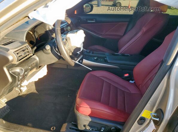 JTHBA1D28H5042632 2017 LEXUS IS Серый Вид салона спереди