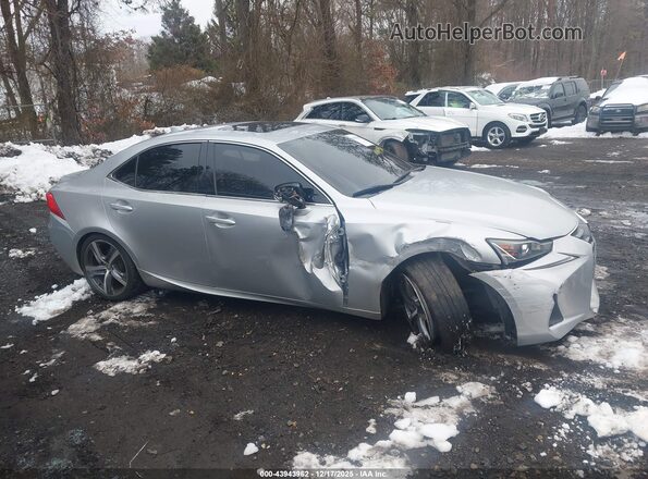 JTHBA1D29H5047600 2017 LEXUS IS 200T Серебряный Вид задней части салона