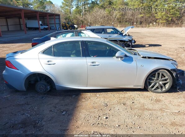 JTHBA1D29H5050125 2017 LEXUS IS 200T Серебряный Вид задней части салона