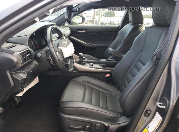 JTHBA1D29K5099994 2019 LEXUS IS Charcoal Vista interior delantera