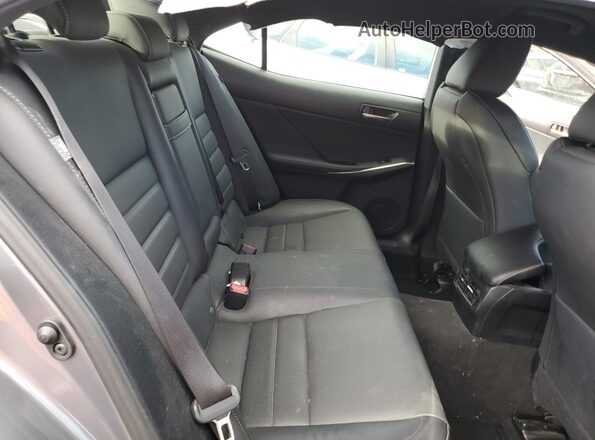 JTHBA1D29K5099994 2019 LEXUS IS Charcoal Vista de los asientos traseros