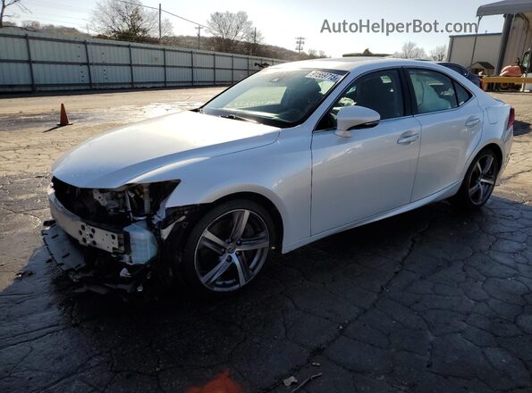 JTHBA1D2XJ5079932 2018 LEXUS IS White Передня ліва чверть