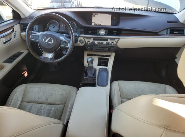 JTHBK1GG2G2232060 2016 LEXUS ES Белый Вид панели приборов