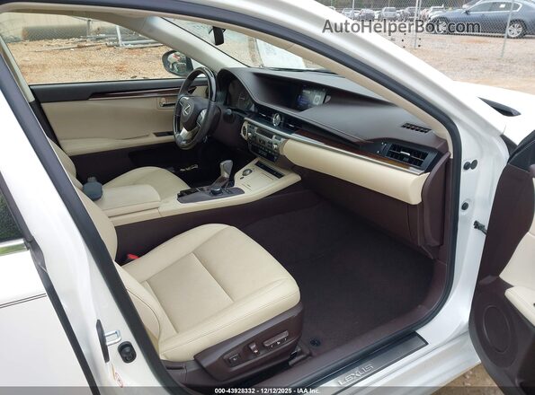JTHBK1GG3H2256143 2017 LEXUS ES 350 Белый Вид салона спереди