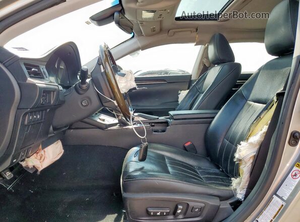 JTHBK1GG8G2219409 2016 LEXUS ES Серебряный Вид салона спереди