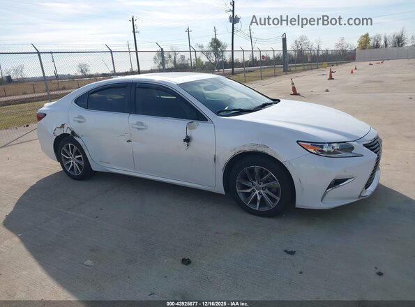 JTHBW1GG2H2154420 2017 LEXUS ES 300H Белый Вид задней части салона