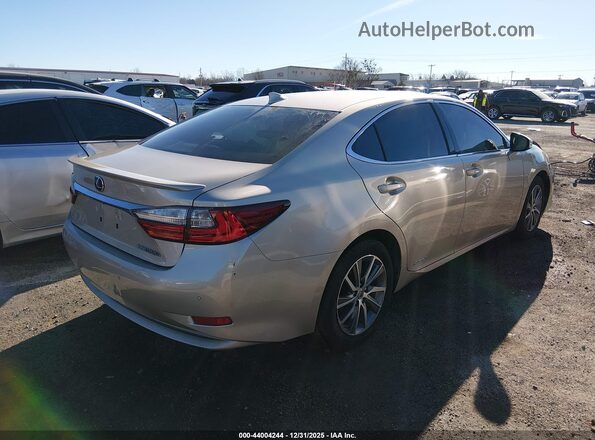 JTHBW1GG3G2116290 2016 LEXUS ES 300H Бежевый Задняя правая четверть