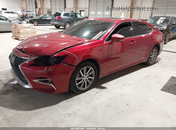JTHBW1GG6G2113609 2016 LEXUS ES 300H Красный Передняя левая четверть
