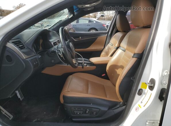 JTHBZ1BL0GA005911 2016 LEXUS GS Белый Вид салона спереди