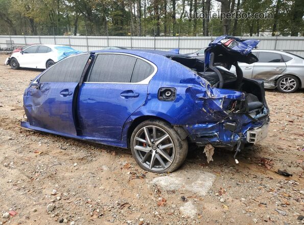 JTHBZ1BL1GA007019 2016 LEXUS GS Синий Задняя левая четверть