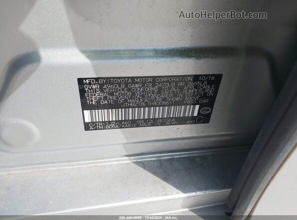 JTHBZ1BL1HA008611 2017 LEXUS GS 350 Серебряный Вид подкапотного пространства