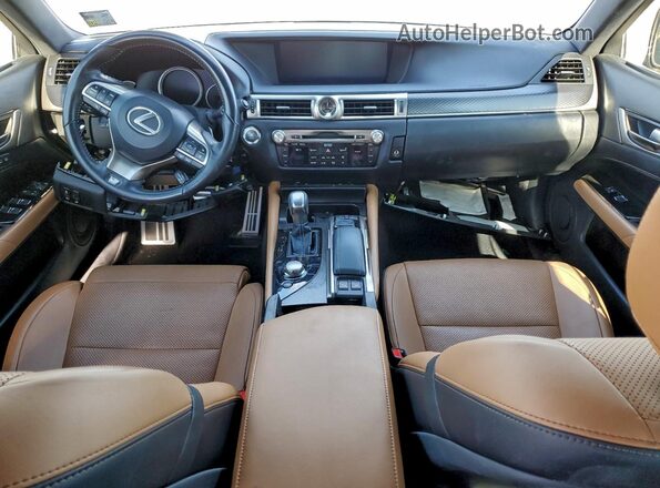 JTHBZ1BL2JA015265 2018 LEXUS GS Серебряный Вид панели приборов