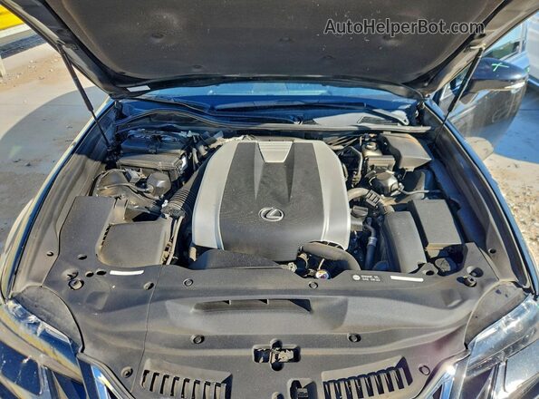 JTHBZ1BL2JA016416 2018 LEXUS GS Черный Вид задней части салона