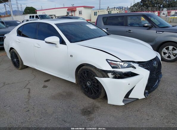 JTHBZ1BL3HA009534 2017 LEXUS GS 350 Белый Передняя правая четверть