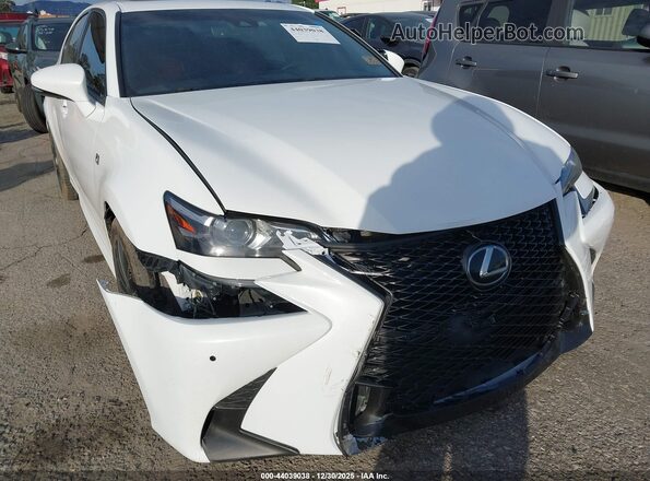 JTHBZ1BL3HA009534 2017 LEXUS GS 350 Белый Вид спереди