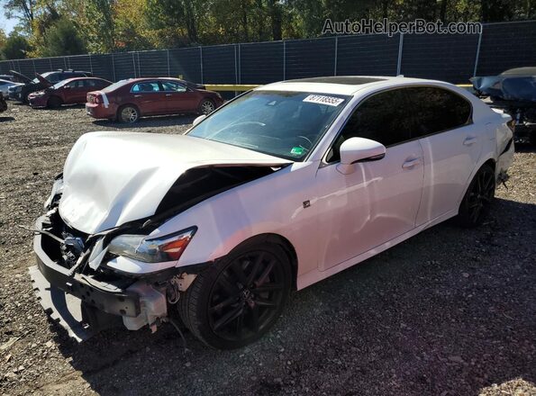 JTHBZ1BL4HA009154 2017 LEXUS GS Белый Передняя левая четверть