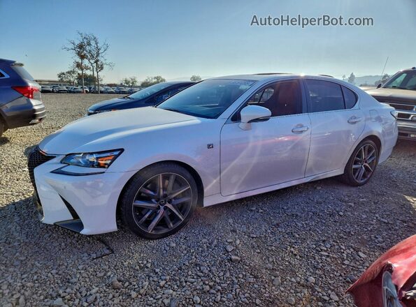 JTHBZ1BL8HA009903 2017 LEXUS GS White Vista tres cuartos delantera izquierda