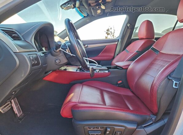JTHBZ1BL8HA009903 2017 LEXUS GS White Vista interior delantera