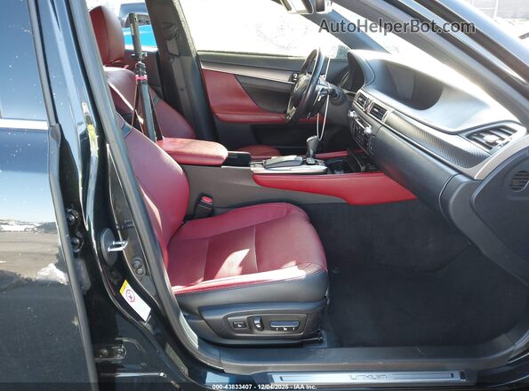 JTHBZ1BL8JA015089 2018 LEXUS GS 350 Черный Вид салона спереди