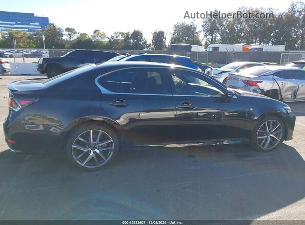 JTHBZ1BL8JA015089 2018 LEXUS GS 350 Черный Вид задней части салона