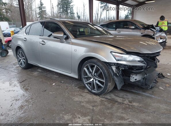 JTHBZ1BL9HA009764 2017 LEXUS GS 350 Серый Передняя правая четверть