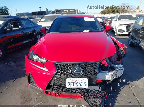 JTHBZ1D27K5034280 2019 LEXUS IS 350 Красный Вид задней части салона