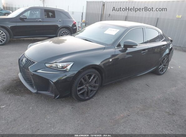 JTHBZ1D2XJ5033199 2018 LEXUS IS 350 Black Передня ліва чверть