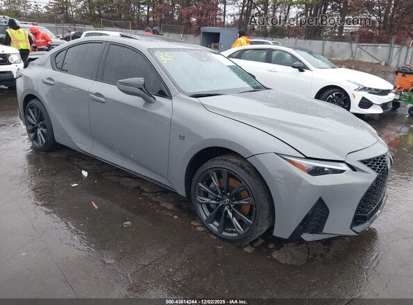 JTHBZ1E22R5036835 2024 LEXUS IS 350 Серый Передняя правая четверть