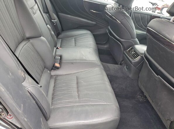 JTHC51FF2J5004845 2018 LEXUS LS Black უკანა სავარძლების ხედი