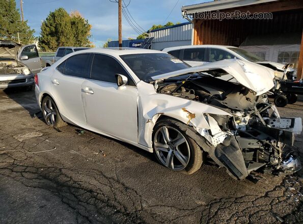 JTHC81D26J5033496 2018 LEXUS IS Белый Передняя правая четверть