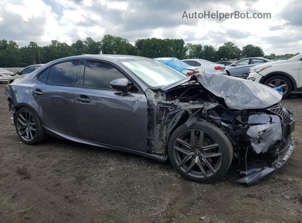 JTHC81D2XK5039304 2019 LEXUS IS Серый Передняя правая четверть