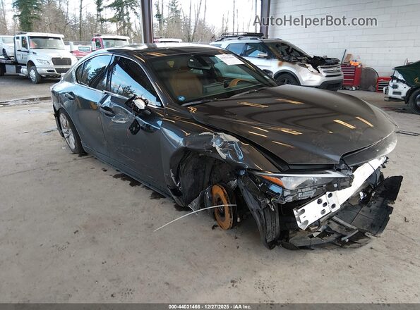 JTHC81F24M5046572 2021 LEXUS IS 300 Серый Передняя правая четверть