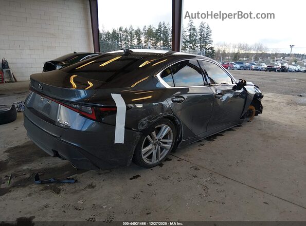 JTHC81F24M5046572 2021 LEXUS IS 300 Серый Задняя правая четверть