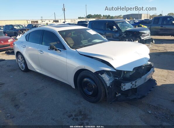 JTHCA1D21M5117413 2021 LEXUS IS 300 White Przód prawy