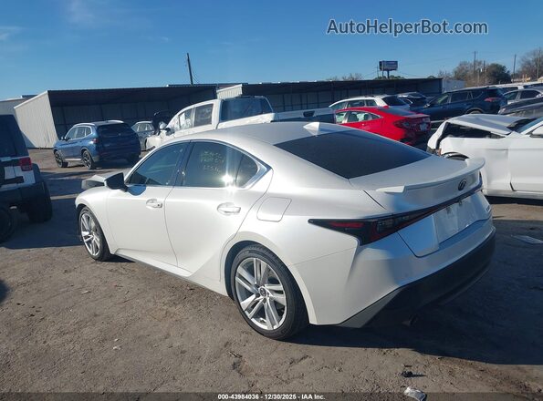 JTHCA1D21M5117413 2021 LEXUS IS 300 White Tył lewy