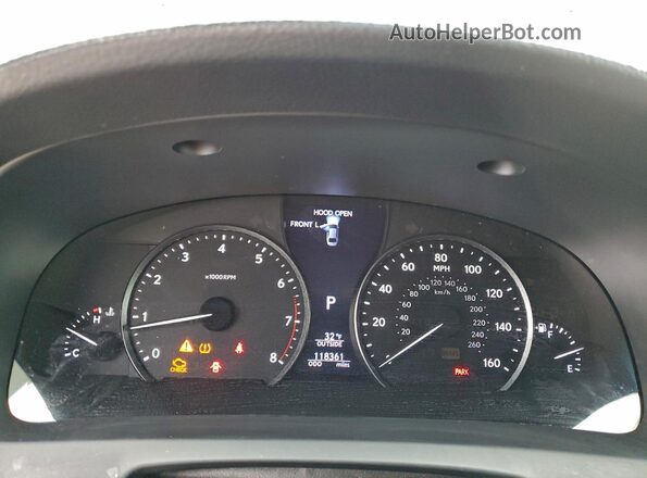 JTHCL5EF8H5027958 2017 LEXUS LS Черный Вид щитка приборов