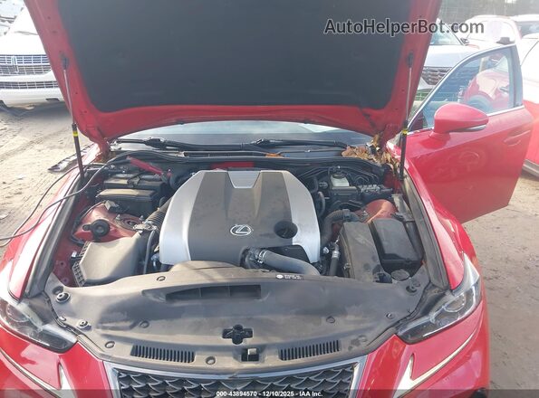 JTHCM1D27H5015367 2017 LEXUS IS 300 Красный Вид сзади