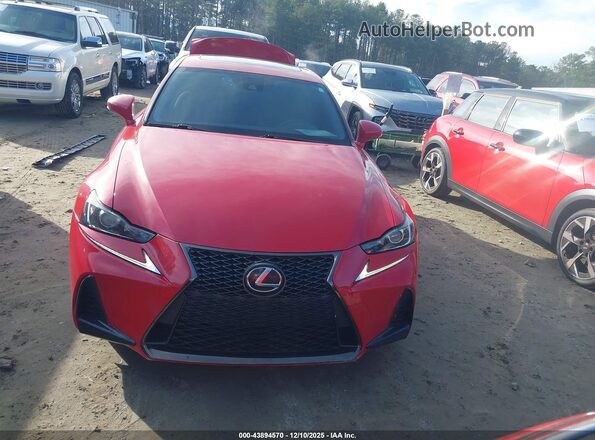 JTHCM1D27H5015367 2017 LEXUS IS 300 Красный Вид щитка приборов