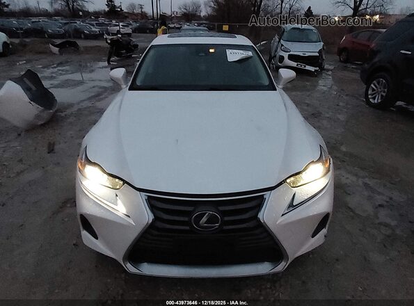 JTHCM1D2XH5021082 2017 LEXUS IS 300 White Vista del cuadro de instrumentos