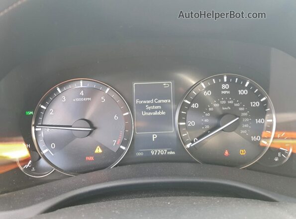 JTHCZ1BL3KA011991 2019 LEXUS GS Blue Widok zestawu wskaźników