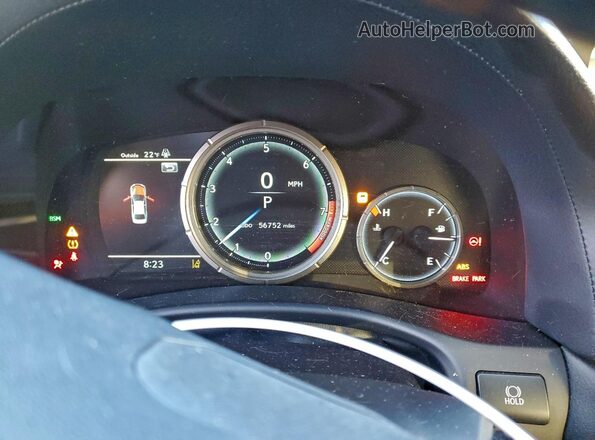 JTHCZ1BL4KA010574 2019 LEXUS GS Gray Instrument cluster view