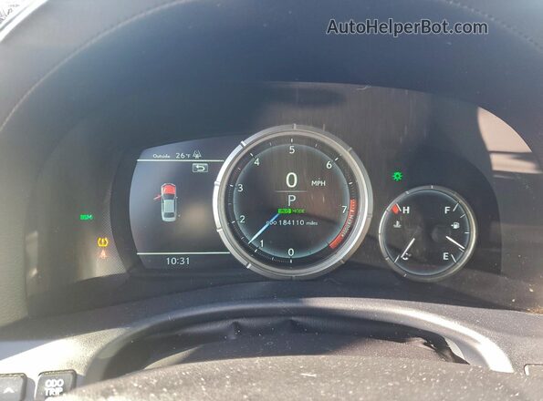 JTHCZ1BL9GA004096 2016 LEXUS GS Черный Вид щитка приборов