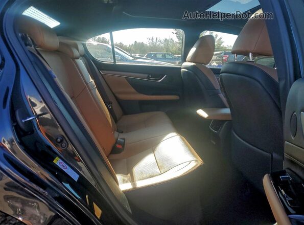 JTHCZ1BL9GA004096 2016 LEXUS GS Черный Вид задних сидений